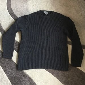 Black Ribbed Sweater